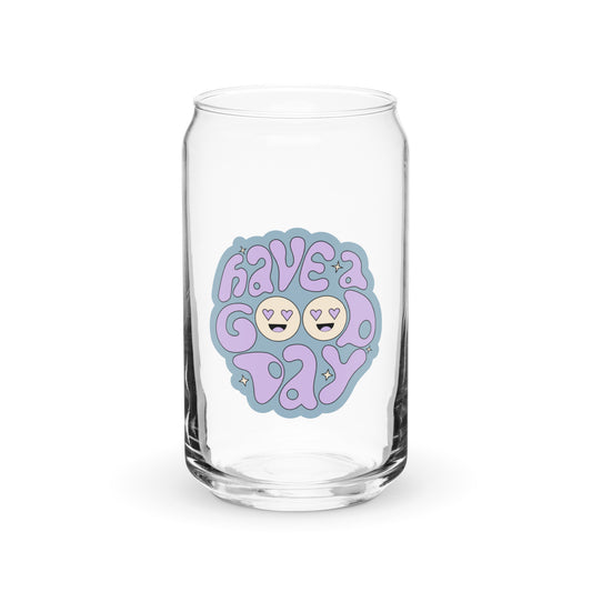 Have A Good Day Can-shaped glass