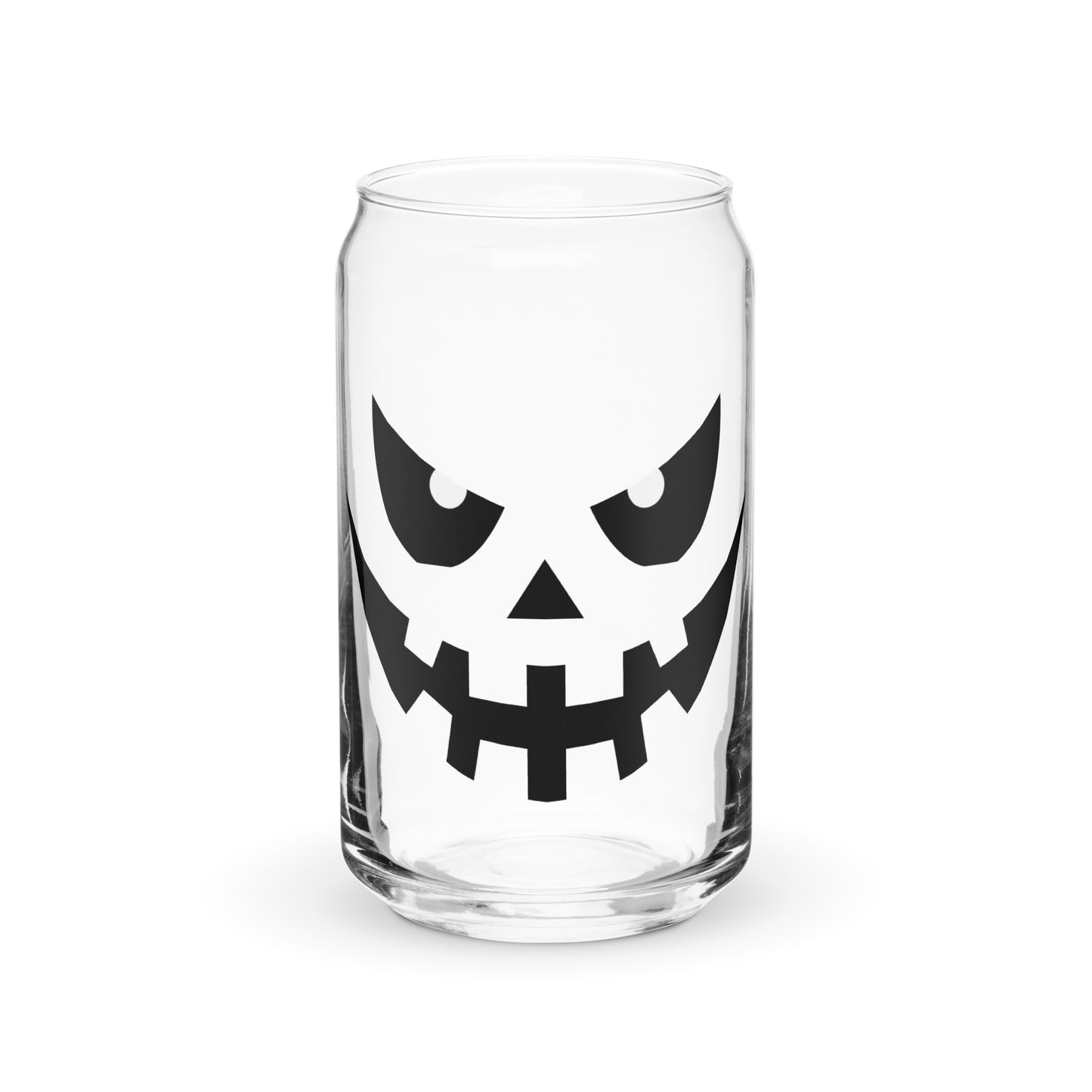 Jack-O-Lantern Can-shaped glass