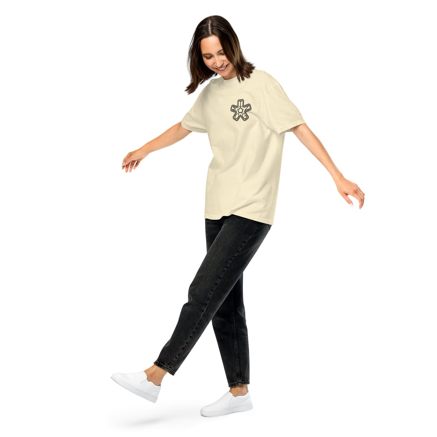 MINGO Unisex garment-dyed heavyweight t-shirt