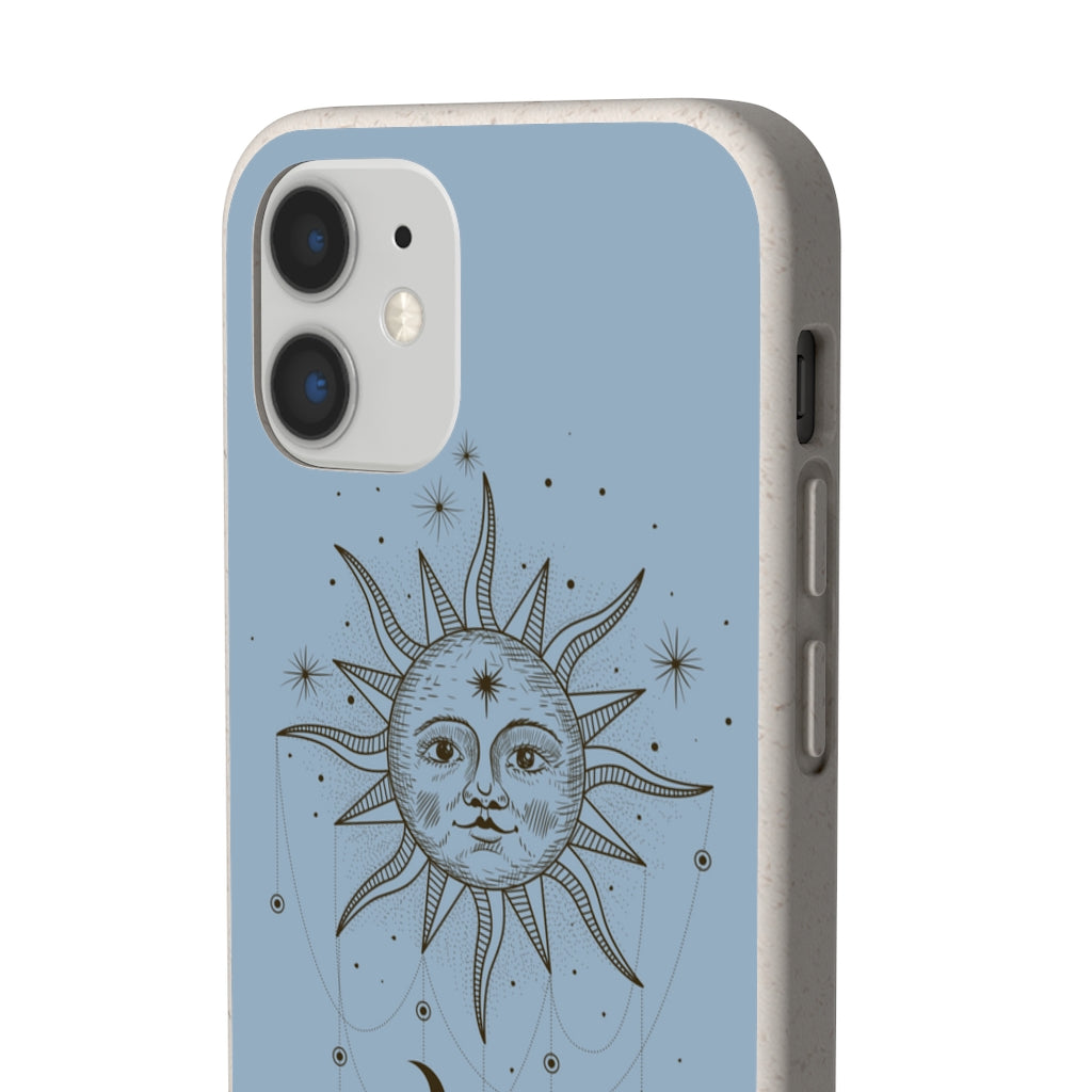 Live By The Sun Biodegradable Case - Blue