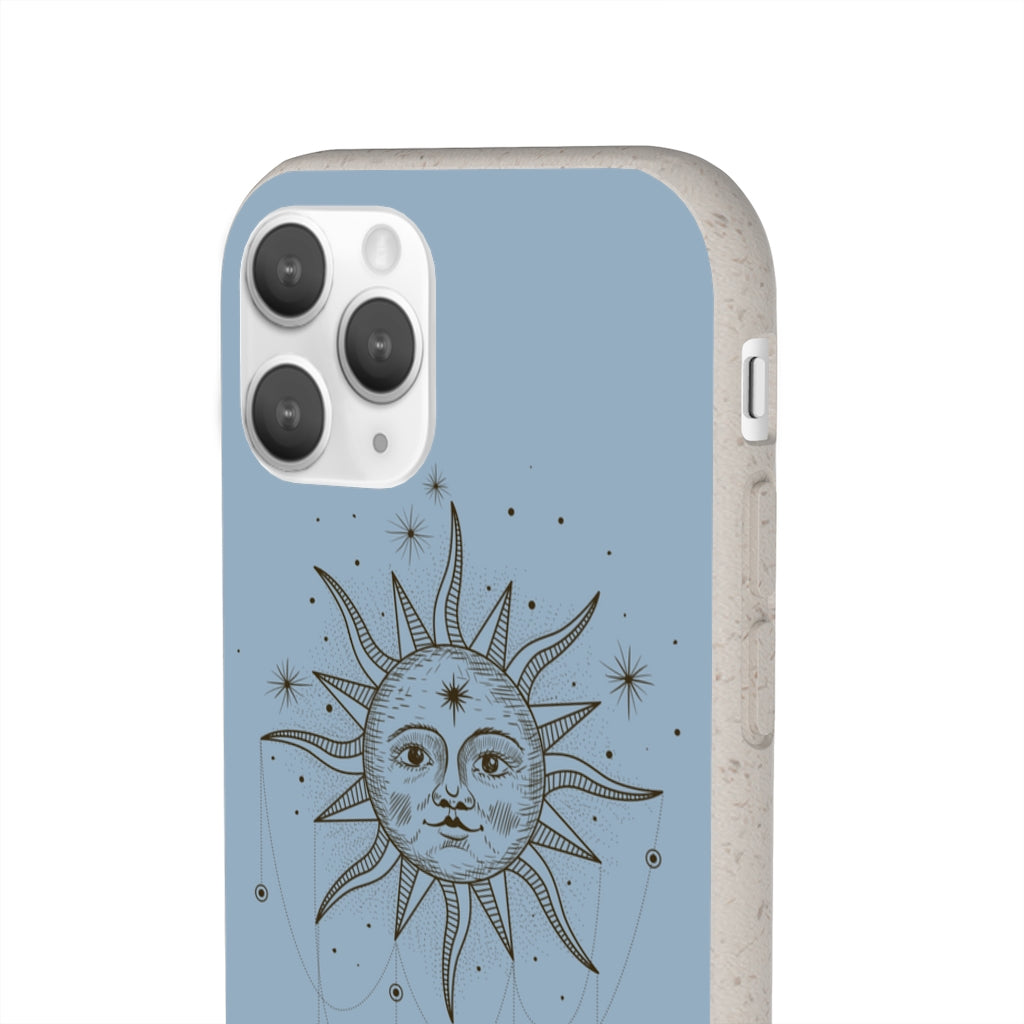 Live By The Sun Biodegradable Case - Blue