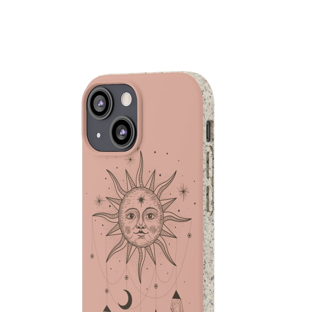Live By The Sun Biodegradable Case - Pink