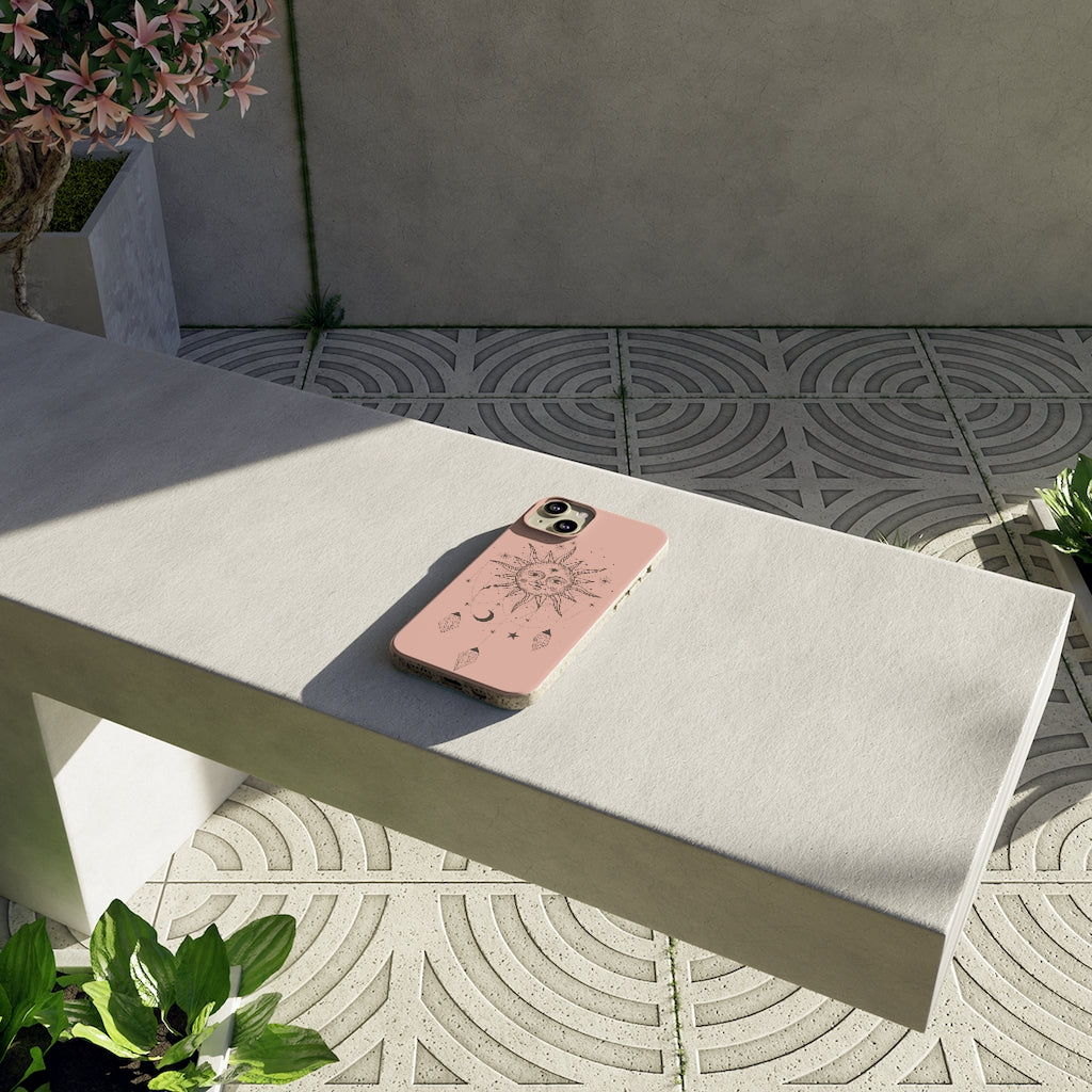 Live By The Sun Biodegradable Case - Pink