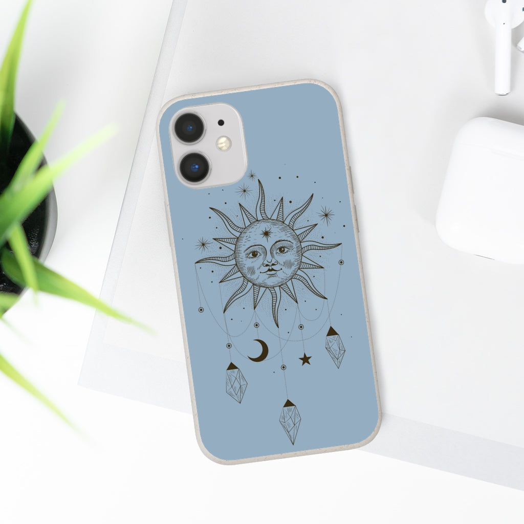 Live By The Sun Biodegradable Case - Blue