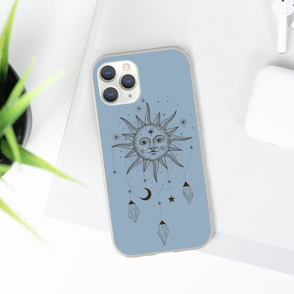Live By The Sun Biodegradable Case - Blue