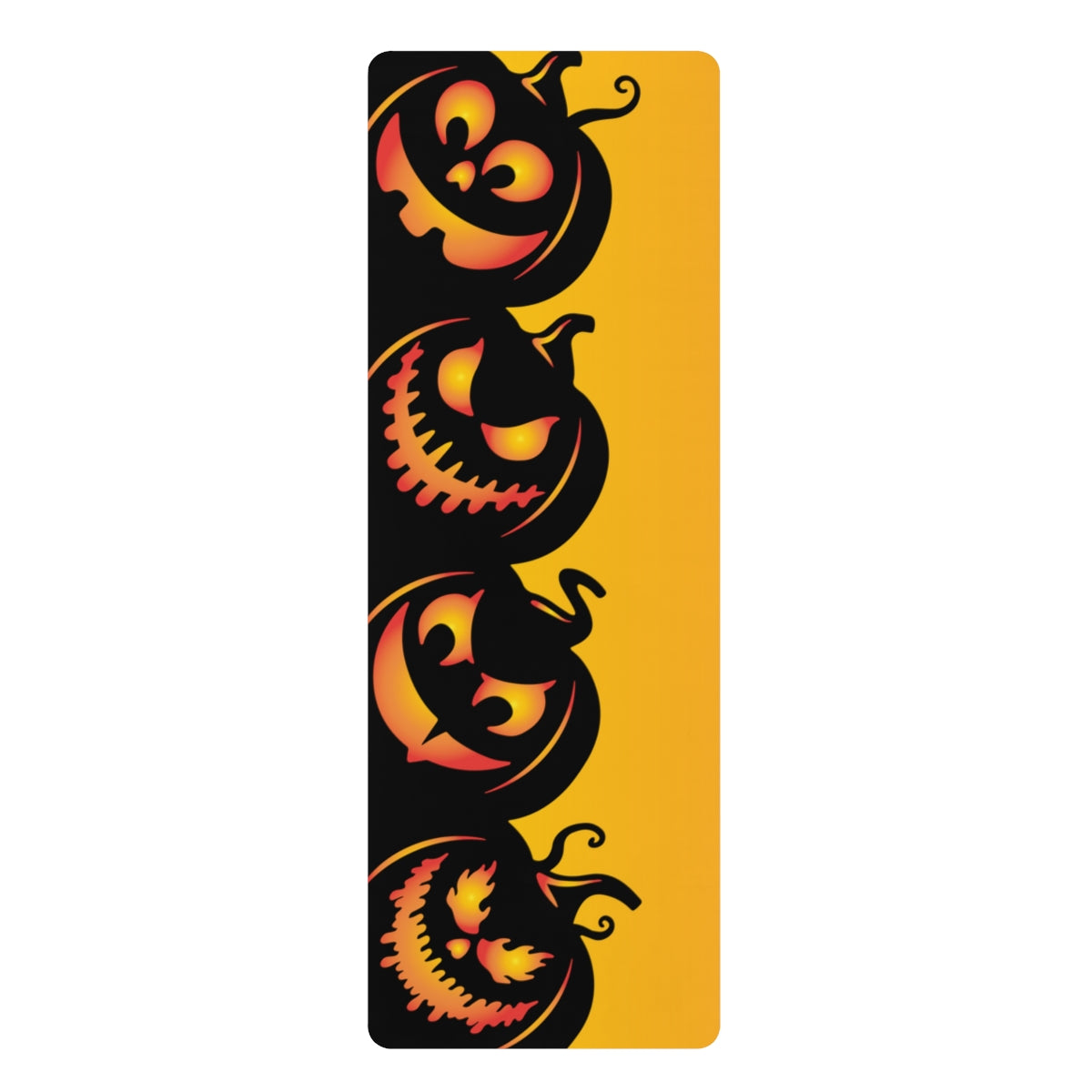 Jack-O-Lantern Rubber Yoga Mat