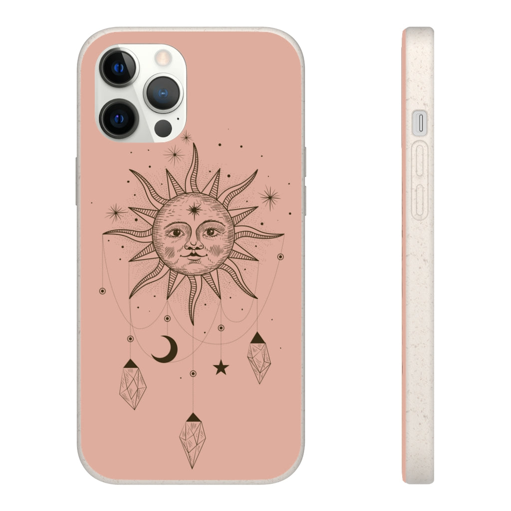 Live By The Sun Biodegradable Case - Pink