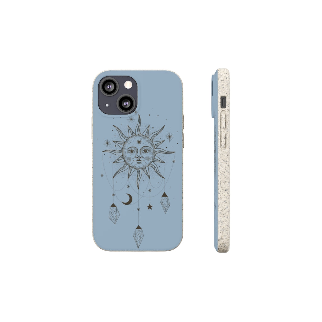 Live By The Sun Biodegradable Case - Blue