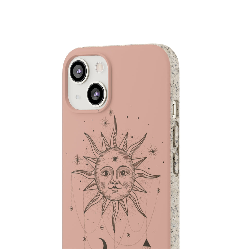 Live By The Sun Biodegradable Case - Pink