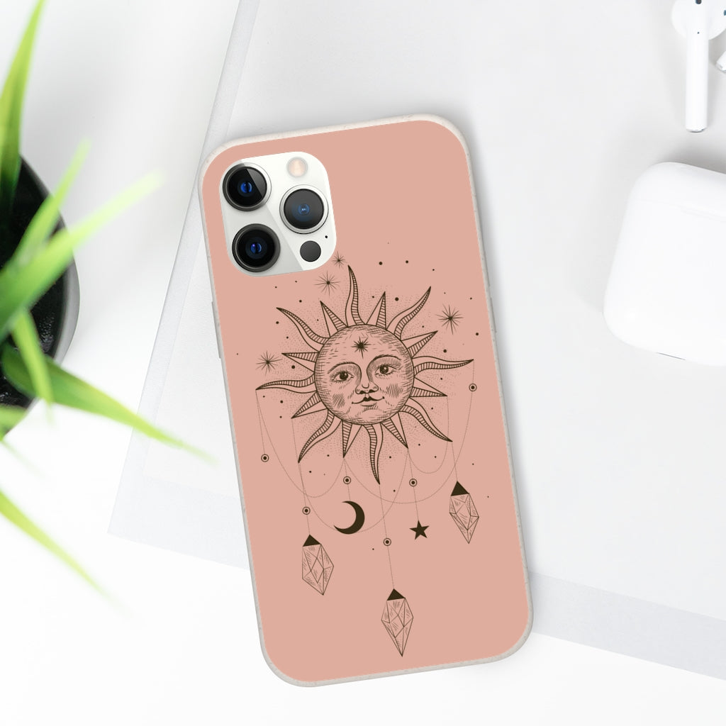 Live By The Sun Biodegradable Case - Pink