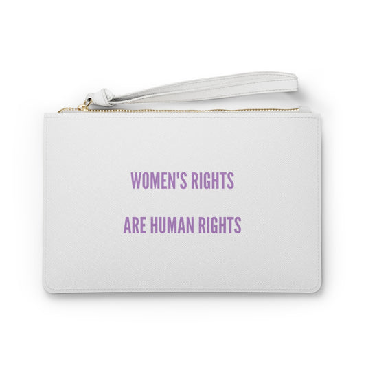 Women's Rights are Human Rights Clutch Bag