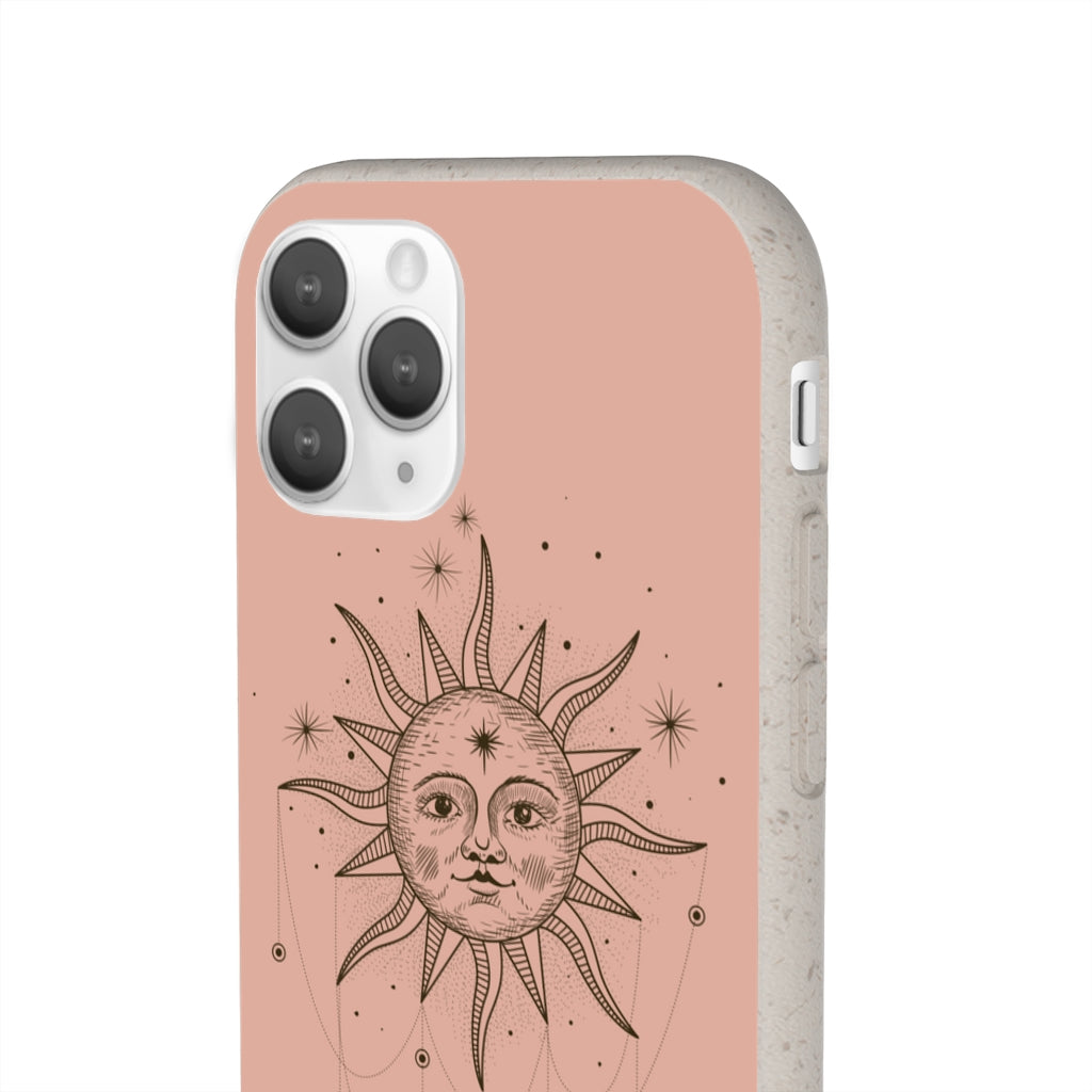 Live By The Sun Biodegradable Case - Pink