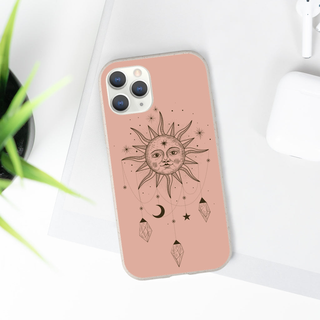Live By The Sun Biodegradable Case - Pink