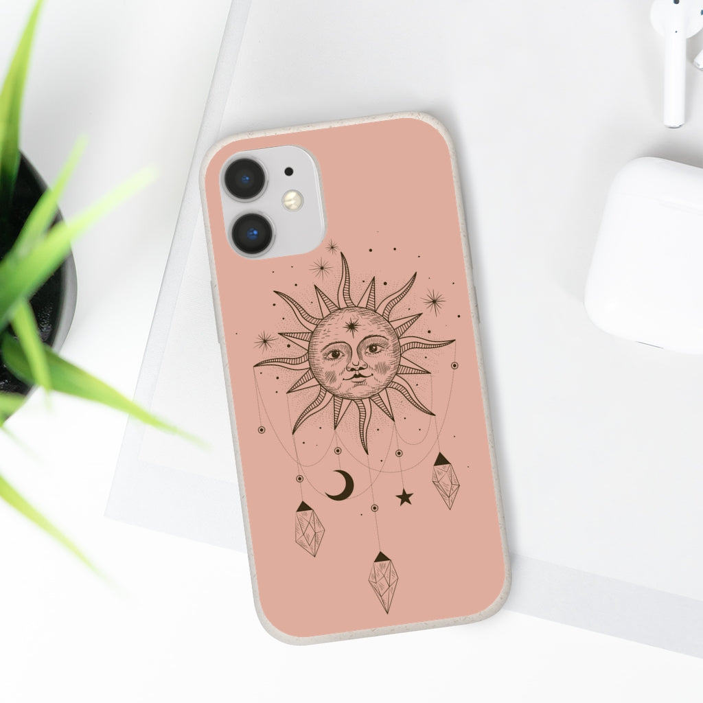 Live By The Sun Biodegradable Case - Pink