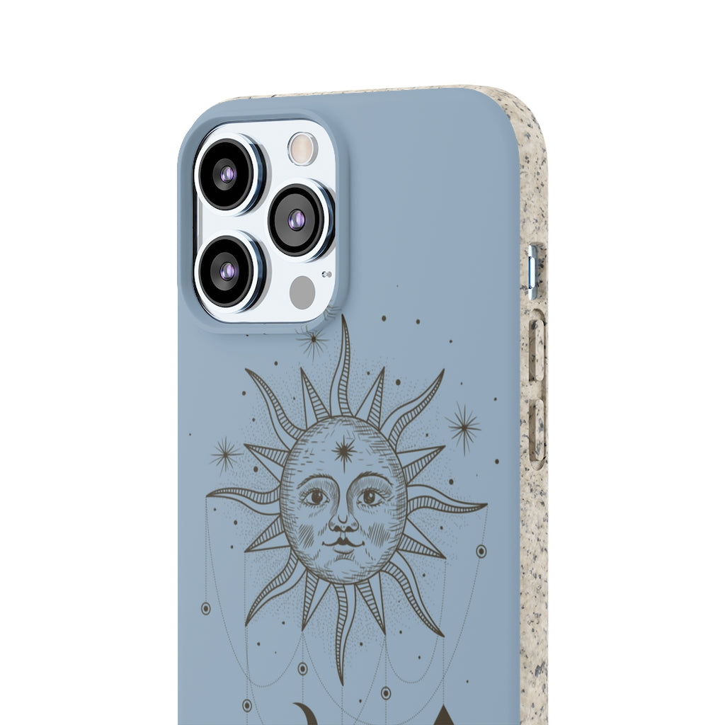 Live By The Sun Biodegradable Case - Blue