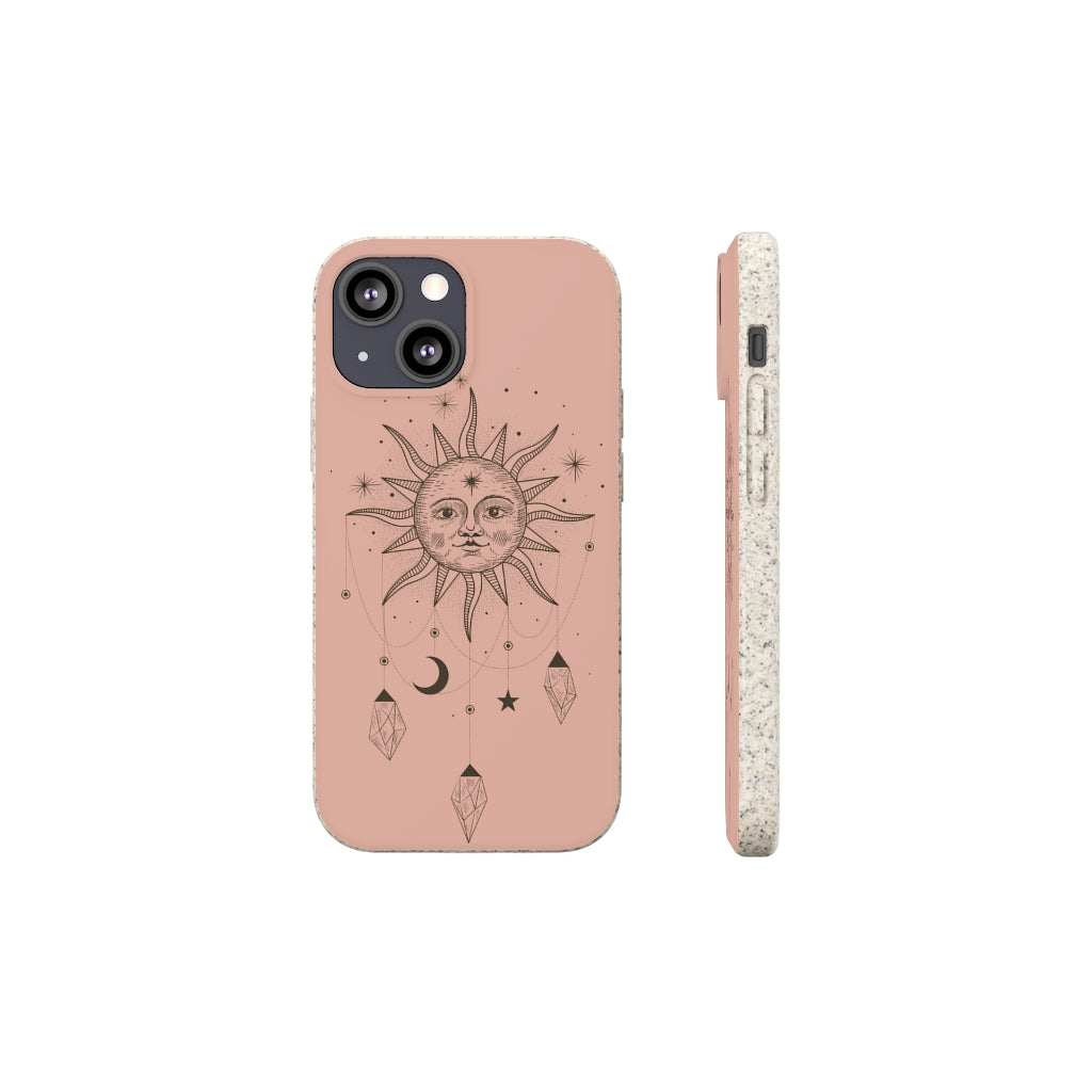 Live By The Sun Biodegradable Case - Pink