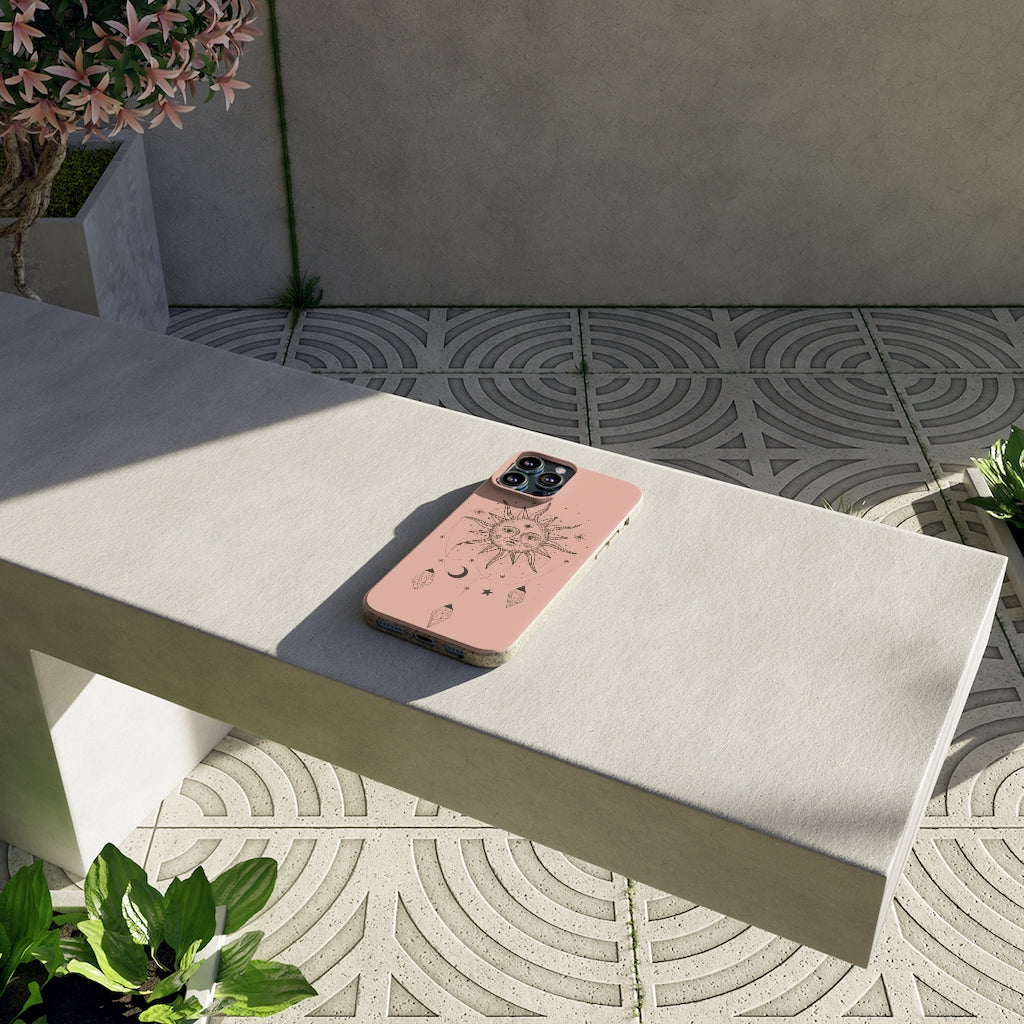 Live By The Sun Biodegradable Case - Pink
