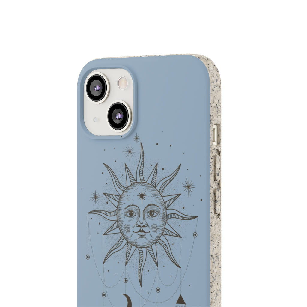 Live By The Sun Biodegradable Case - Blue