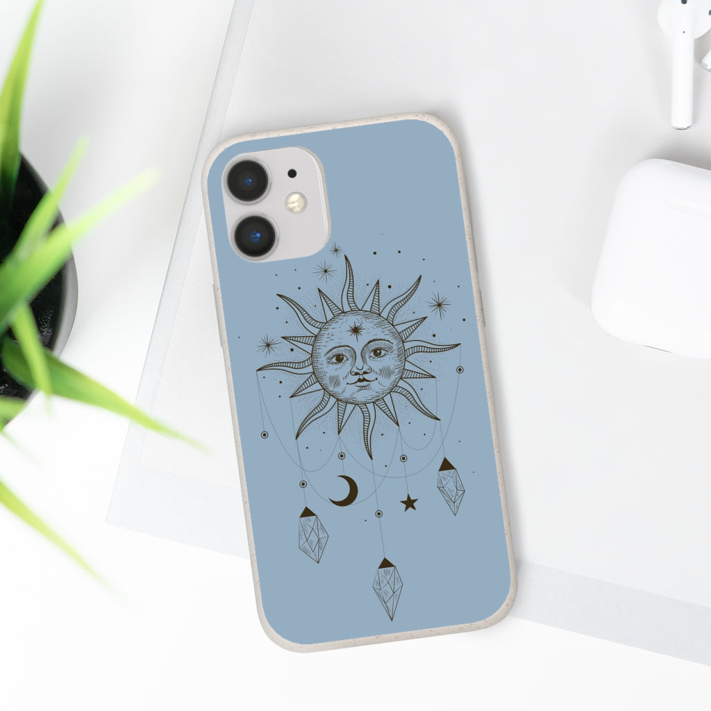 Live By The Sun Biodegradable Case - Blue