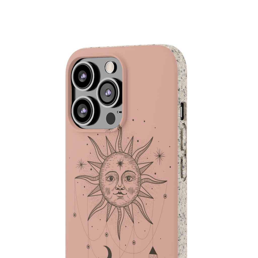 Live By The Sun Biodegradable Case - Pink