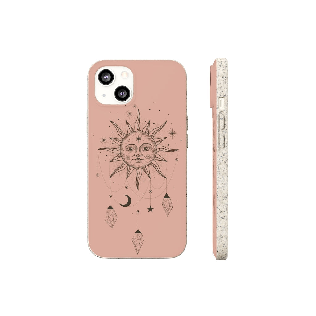 Live By The Sun Biodegradable Case - Pink