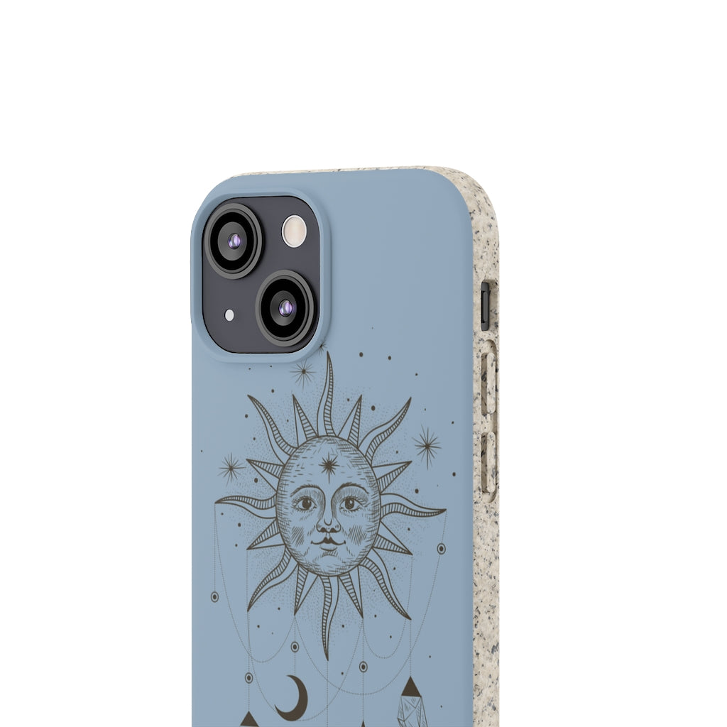 Live By The Sun Biodegradable Case - Blue