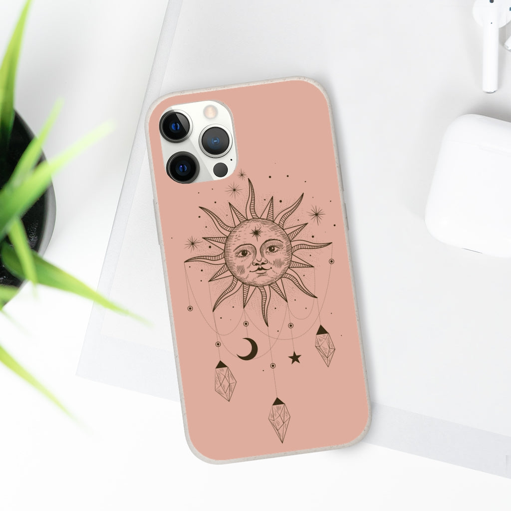 Live By The Sun Biodegradable Case - Pink