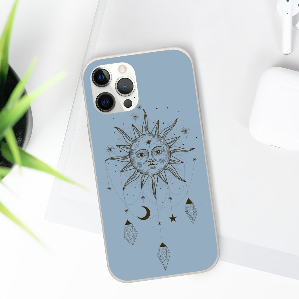 Live By The Sun Biodegradable Case - Blue