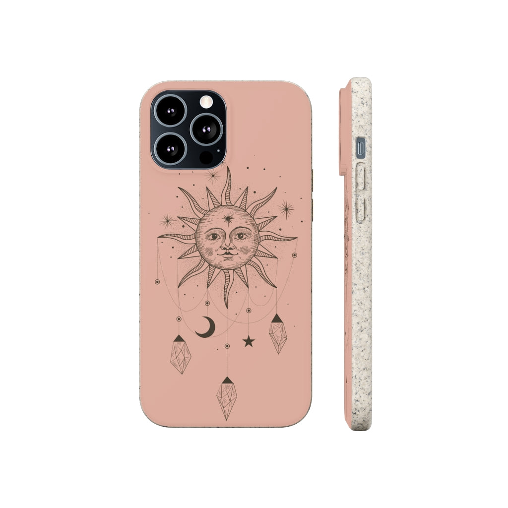 Live By The Sun Biodegradable Case - Pink