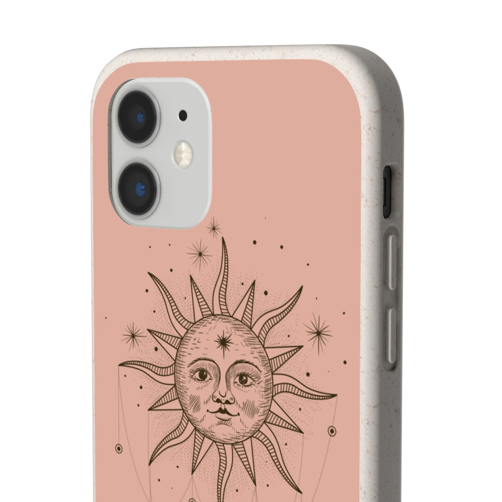 Live By The Sun Biodegradable Case - Pink