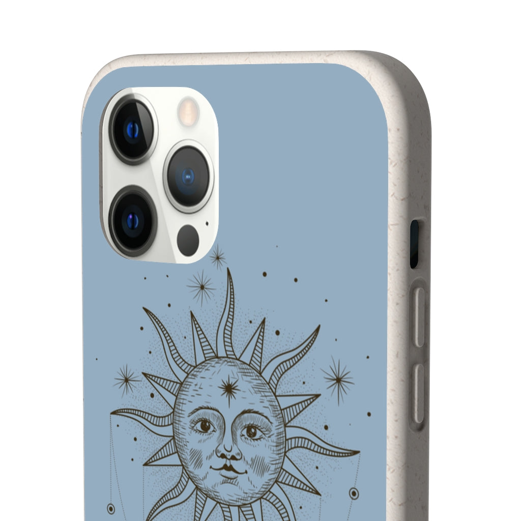 Live By The Sun Biodegradable Case - Blue