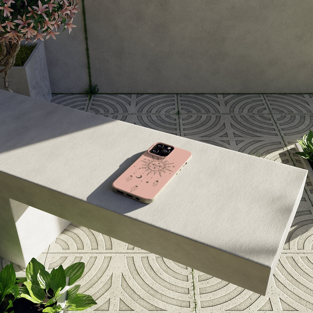 Live By The Sun Biodegradable Case - Pink