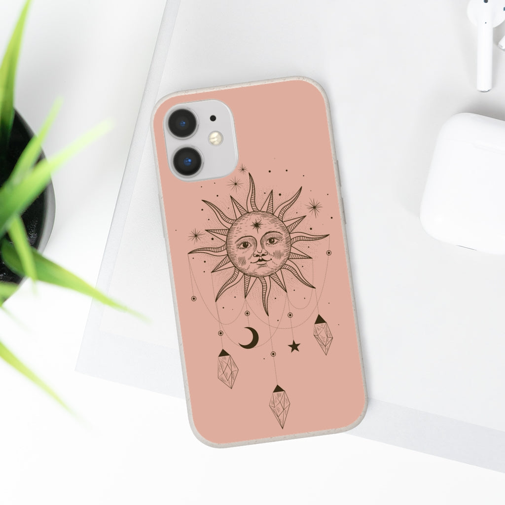 Live By The Sun Biodegradable Case - Pink