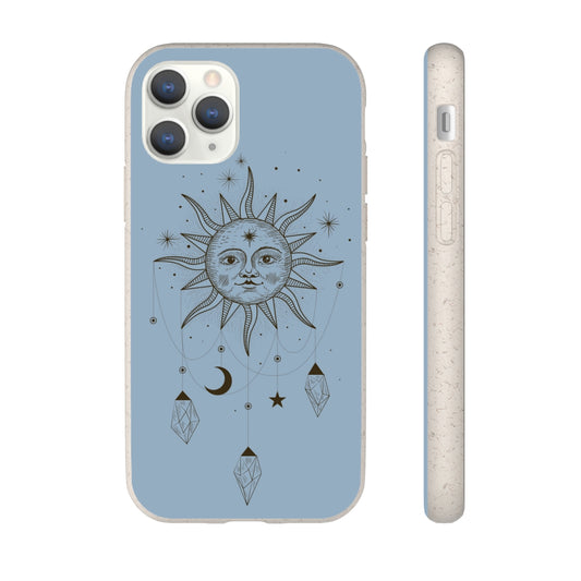 Live By The Sun Biodegradable Case - Blue