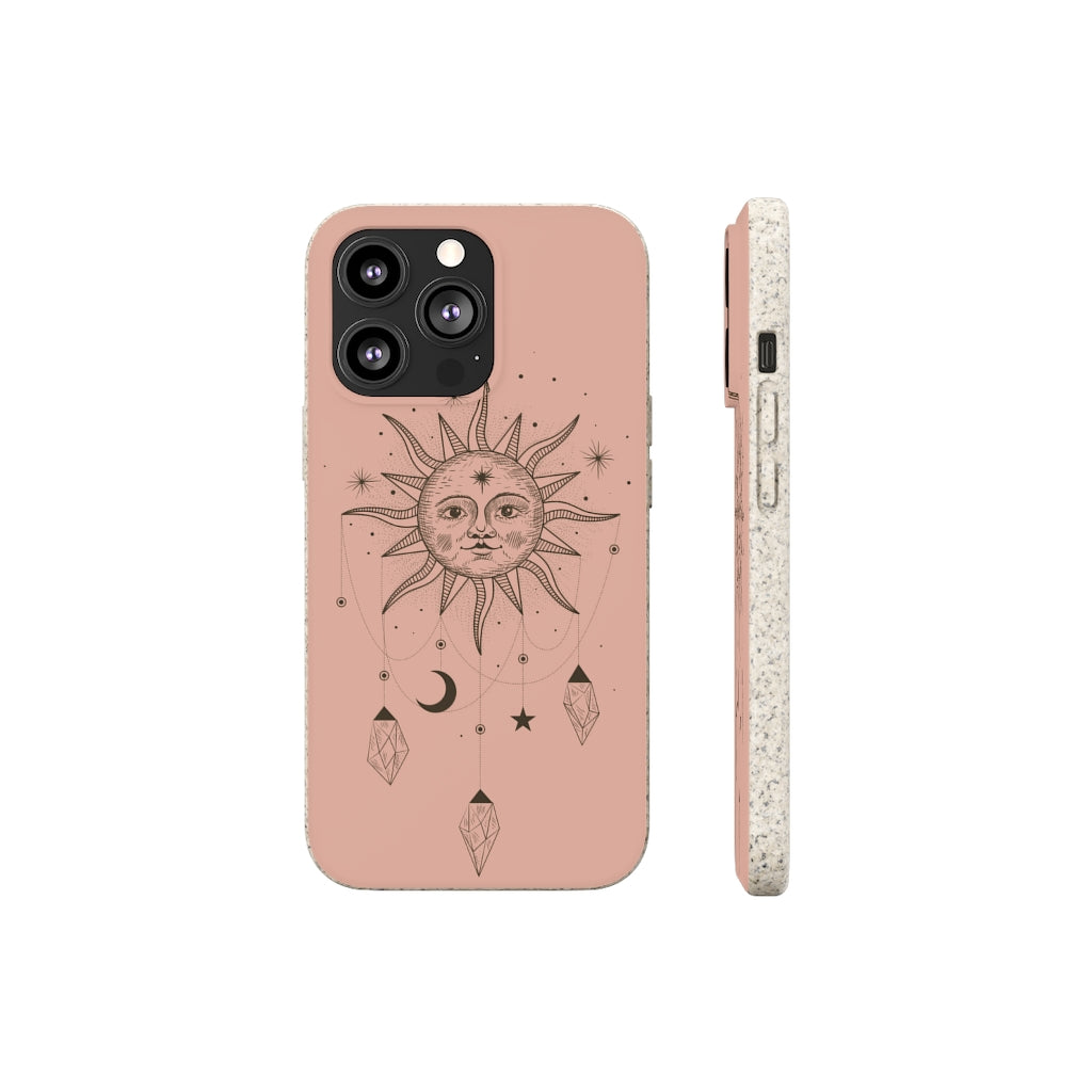 Live By The Sun Biodegradable Case - Pink