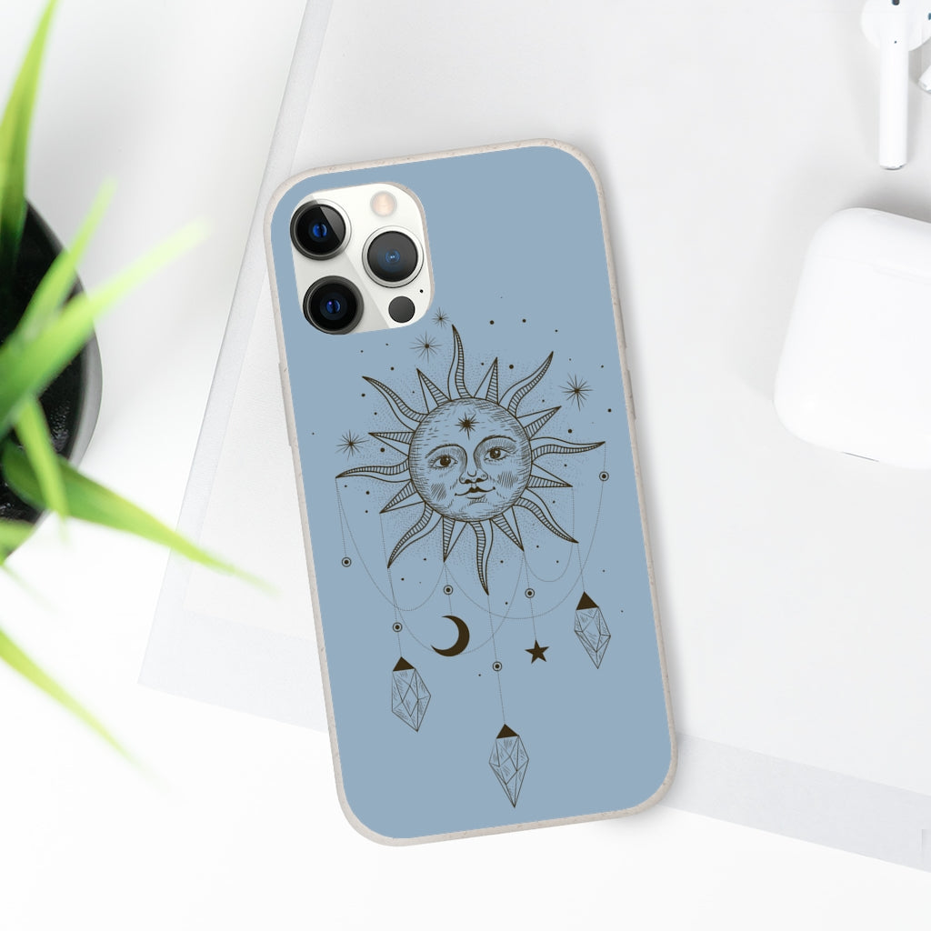 Live By The Sun Biodegradable Case - Blue