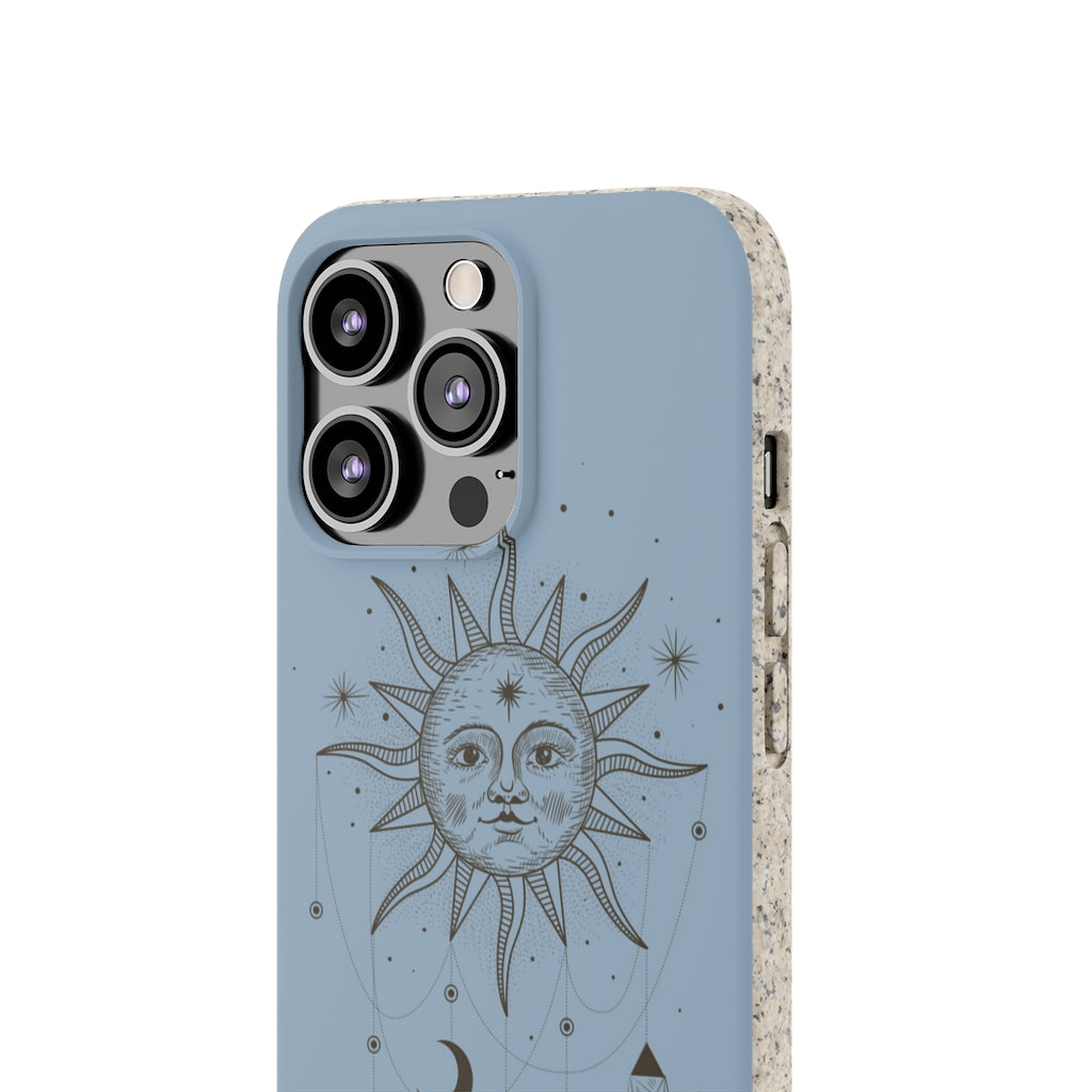 Live By The Sun Biodegradable Case - Blue