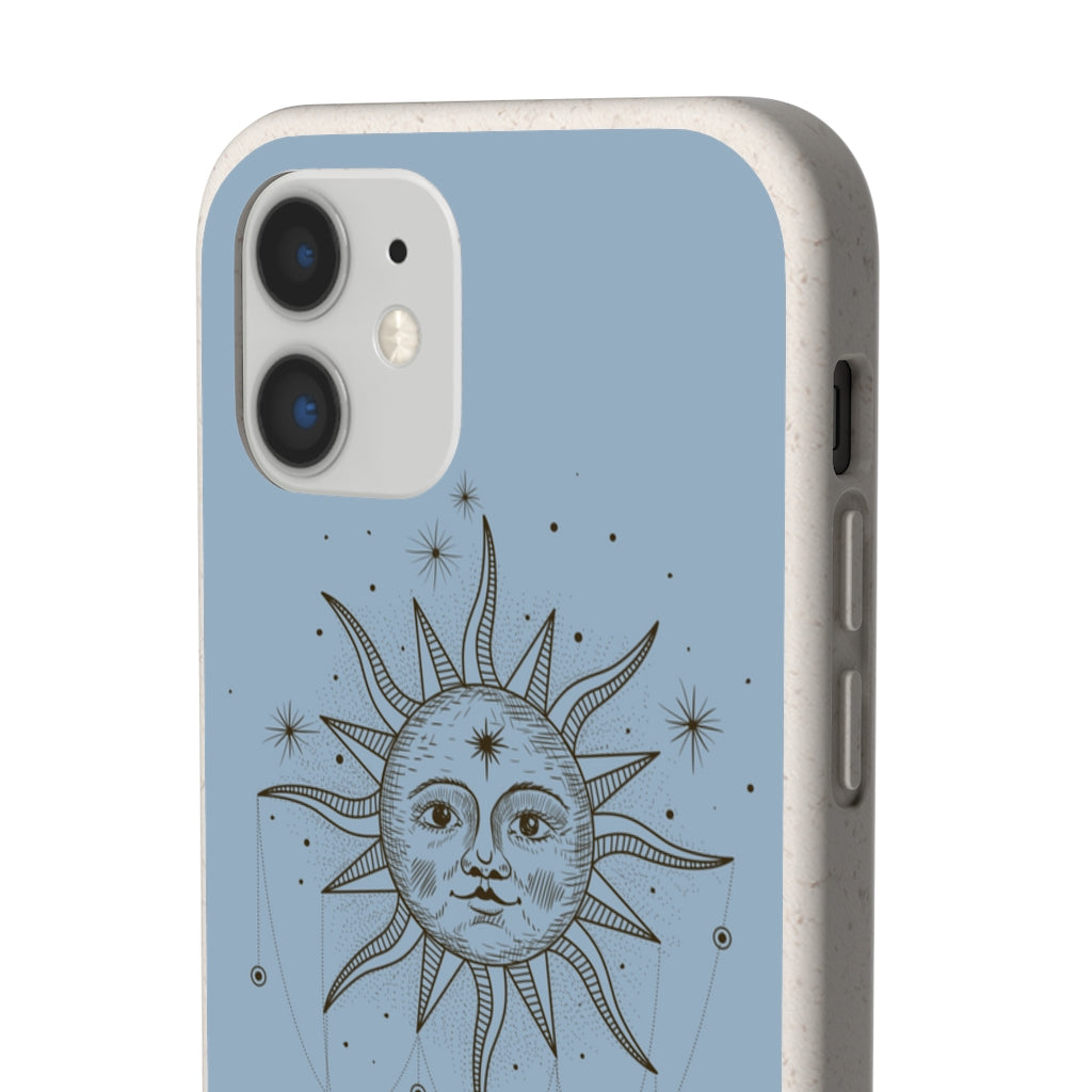 Live By The Sun Biodegradable Case - Blue