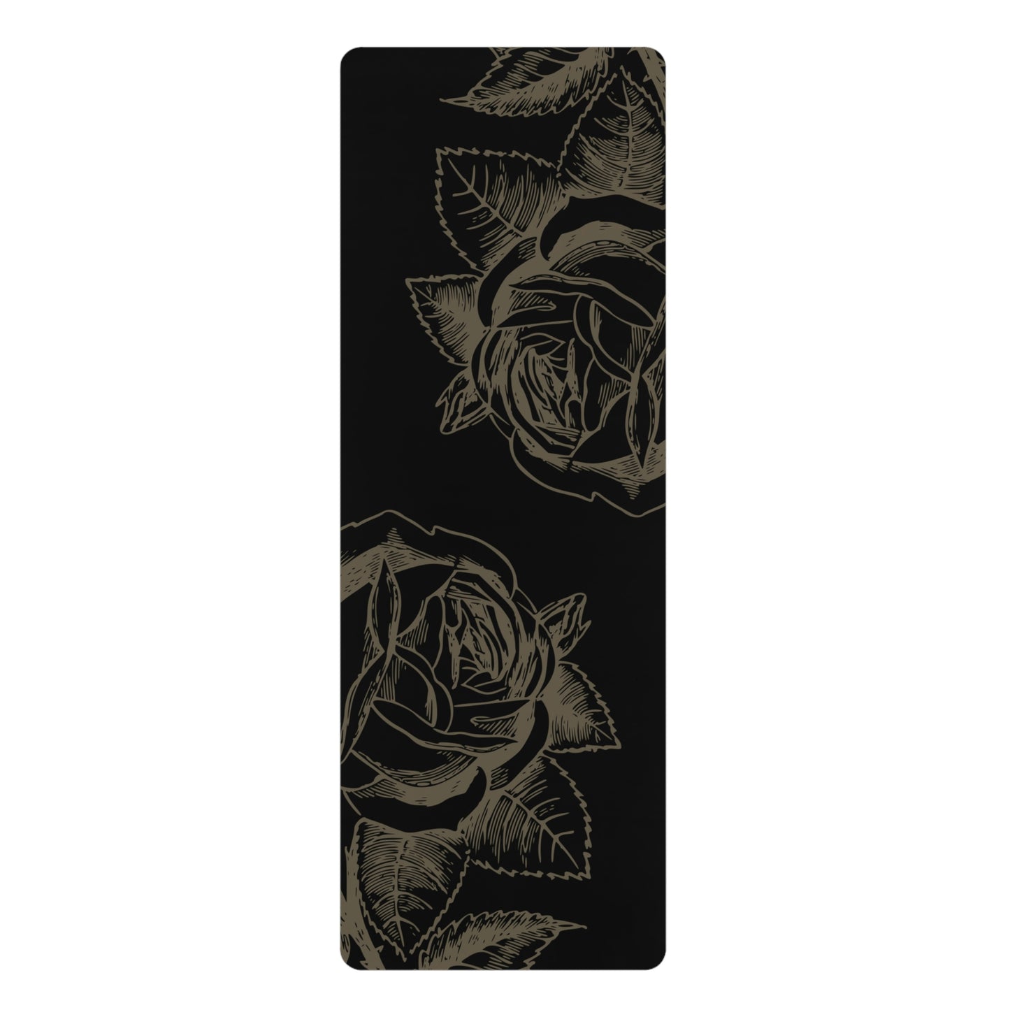 Elegant Floral Yoga Mat
