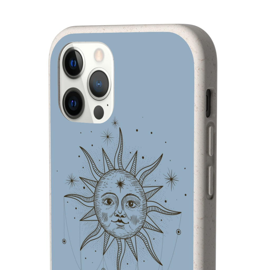 Live By The Sun Biodegradable Case - Blue
