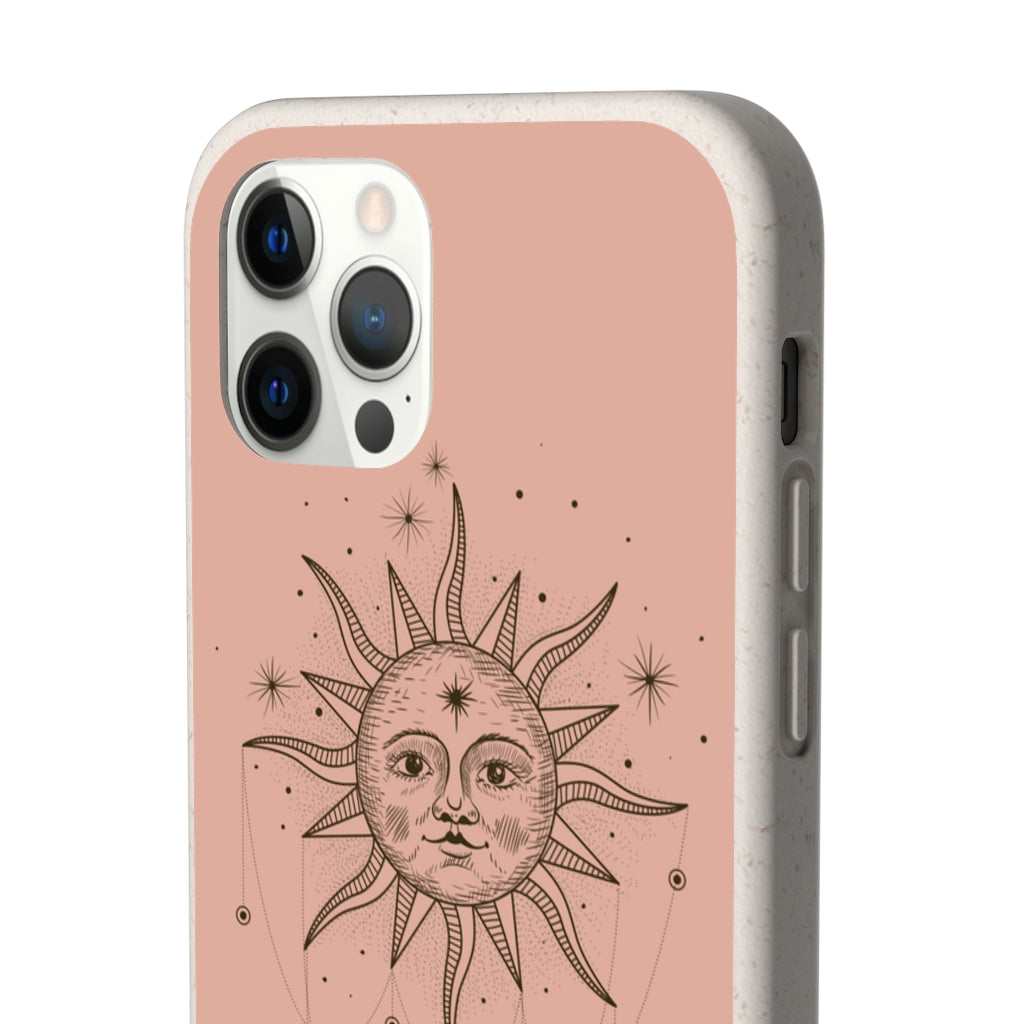 Live By The Sun Biodegradable Case - Pink