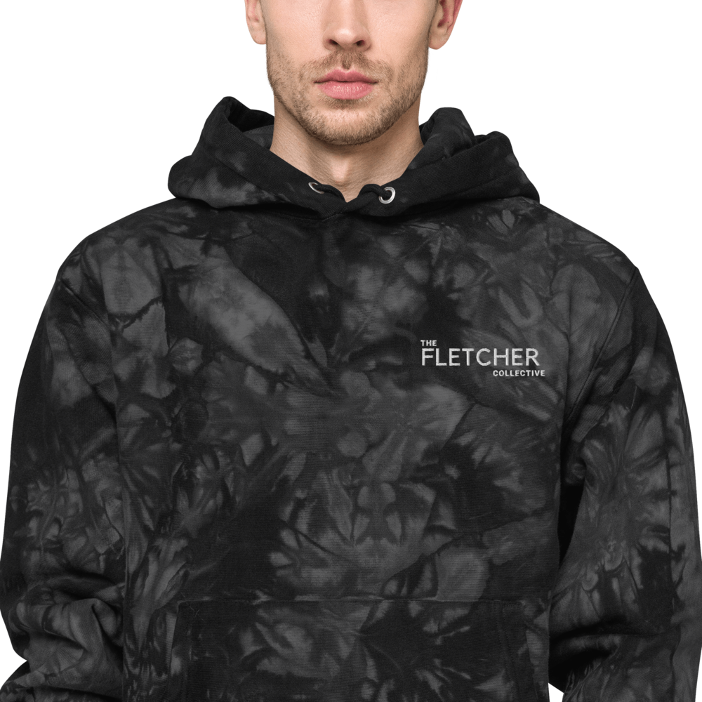 The Fletcher Collective Unisex Champion tie-dye hoodie
