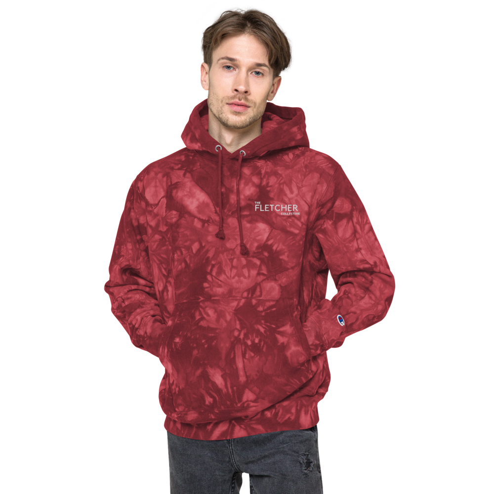 The Fletcher Collective Unisex Champion tie-dye hoodie