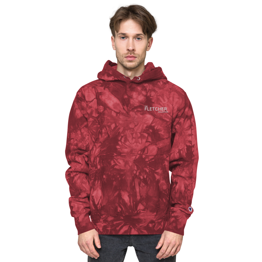 The Fletcher Collective Unisex Champion tie-dye hoodie