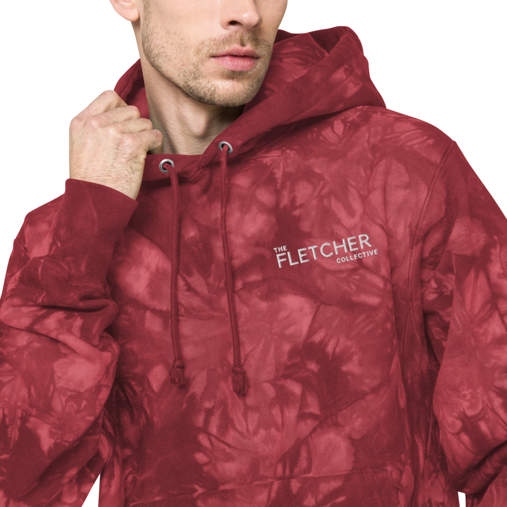 The Fletcher Collective Unisex Champion tie-dye hoodie
