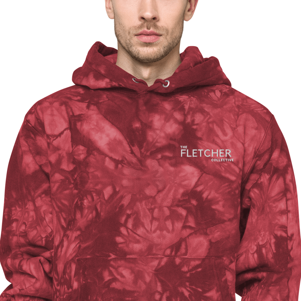 The Fletcher Collective Unisex Champion tie-dye hoodie