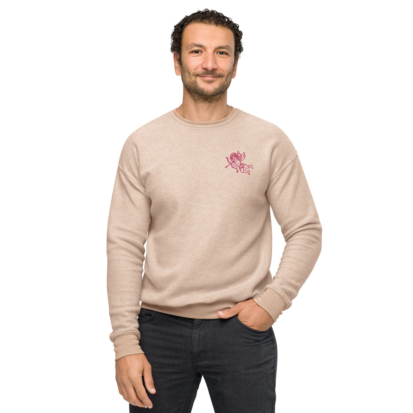 Cupid Unisex sueded fleece sweatshirt