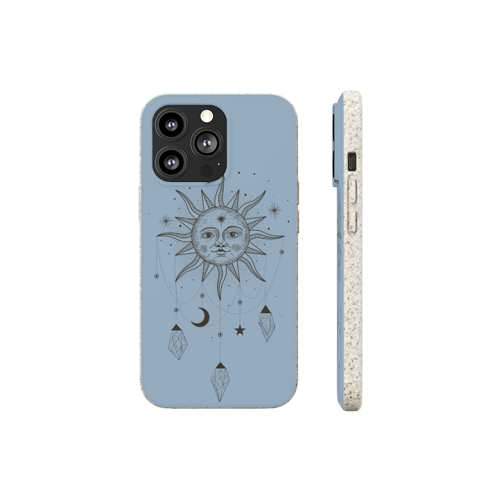 Live By The Sun Biodegradable Case - Blue