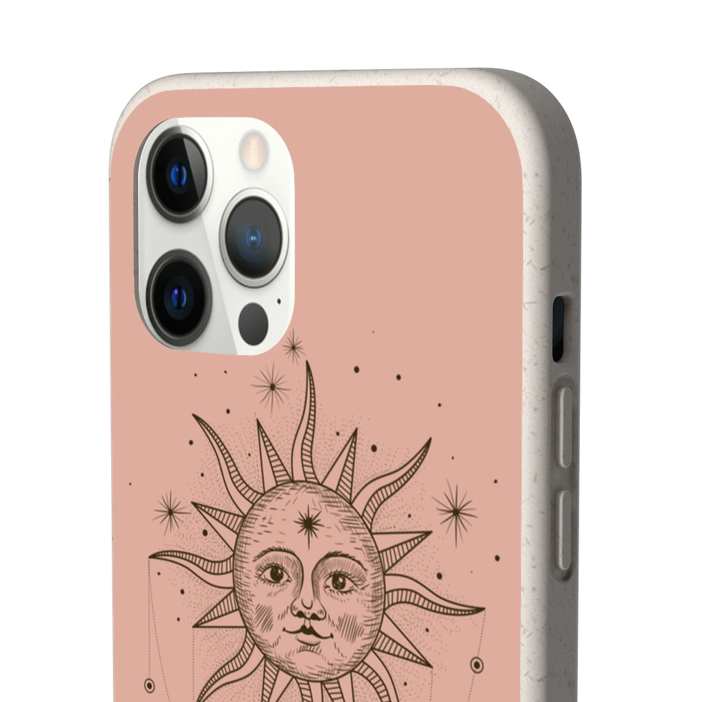 Live By The Sun Biodegradable Case - Pink