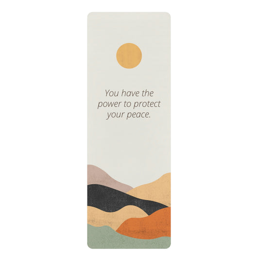 Protect Your Peace Yoga Mat